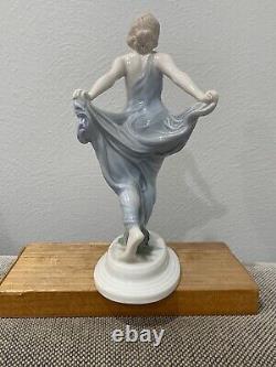 Antique Art Deco Rosenthal Porcelain Bride of Wind Figurine Liebermann Design