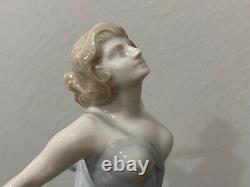 Antique Art Deco Rosenthal Porcelain Bride of Wind Figurine Liebermann Design