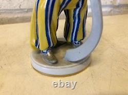 Antique Art Deco Rosenthal Porcelain The Robber Figurine Man 1929 Rare