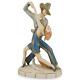 Antique Art Deco Royal Dux Porcelain Figurine, Tango, 15 High