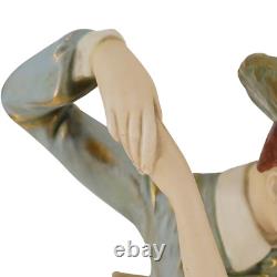 Antique Art Deco Royal Dux Porcelain Figurine, Tango, 15 high