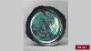 Antique Art Nouveau Zsolnay Porcelain Green Iridescent
