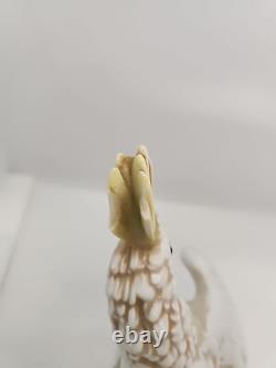 Antique Austria Vienna Wien Augarten Art Deco Cockatoo Bird Porcelain Figurine