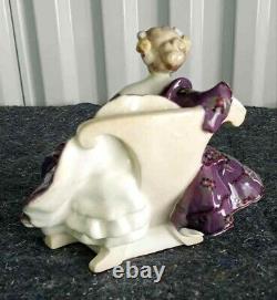 Antique Austrian Goldscheider Wien Porcelain Figurine, 6 H