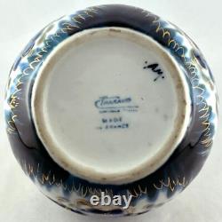 Antique Camille Tharaud Limoges porcelain vase, Art Deco ceramics 1930/30