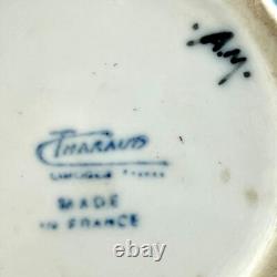 Antique Camille Tharaud Limoges porcelain vase, Art Deco ceramics 1930/30