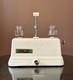 Antique Cast Iron Milk House Dairy Cream Art Deco Porcelain Balance Scale White
