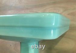 Antique Ceramic Jadeite Porcelain Pedestal Sink Kohler USA Vintage Old 1008-20B