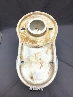 Antique Ceramic White Porcelain Complete Toilet Bowl Tank Lid Old Vtg 214-20E