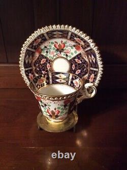 Antique Copeland Imari Style Tea Cup and Saucer