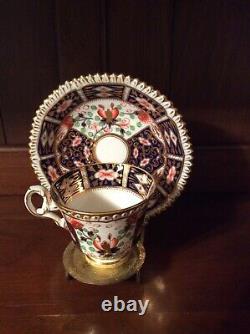 Antique Copeland Imari Style Tea Cup and Saucer