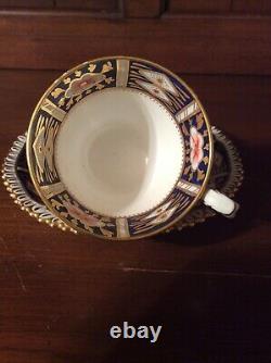 Antique Copeland Imari Style Tea Cup and Saucer