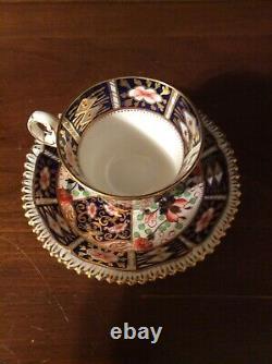 Antique Copeland Imari Style Tea Cup and Saucer