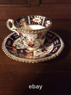 Antique Copeland Imari Style Tea Cup and Saucer