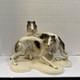 Antique Erphila Germany Porcelain Art Deco Borozi Wolfhounds Dogs Figurine