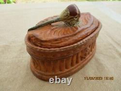 Antique French Pillivuyt Covered Tureen Pate En Croute Woodcock Porcelain Dish