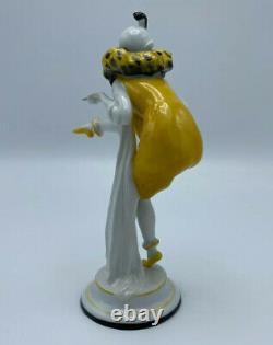 Antique Galluba & Hoffman Dancer Flapper Porcelain Figurine German Art Deco RARE