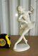 Antique German Art Deco Hutschenreuther White Ballet Dancer Figurine, 9 High