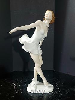 Antique German Art Deco Rosenthal Porcelain Figurine, 13.5 high