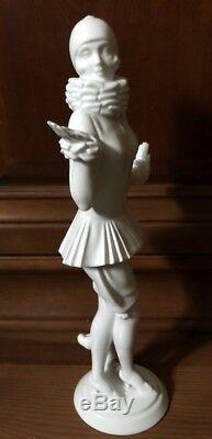 Antique German Art Deco Rosenthal Porcelain Figurine Yvonne By D Charol