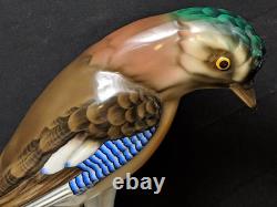 Antique German Bavaria Porcelain Bird Figure Signed By Behscherzer