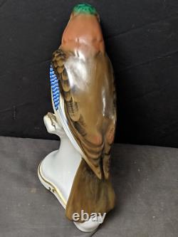 Antique German Bavaria Porcelain Bird Figure Signed By Behscherzer