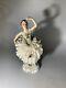 Antique German Hus Lace Porcelain Figurine Ballerina Dancer, 6 1/2 High