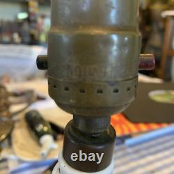 Antique German Porcelain Art Deco Inspired Dancing Flapper Girls Lamp