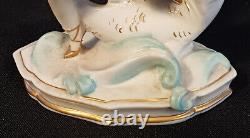 Antique German Porcelain Art Deco Lady Figurine Passauer Porzellanmanufaktur