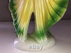 Antique German Porcelain Art Deco Lady Woman Dancer Flapper Figurine Figure