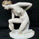 Antique German Porcelain Rosenthal Art Deco Nude, Karl Lysek, 1871-1956, 8.25h