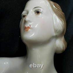 Antique German Porcelain Rosenthal Art Deco Nude, Karl Lysek, 1871-1956, 8.25H
