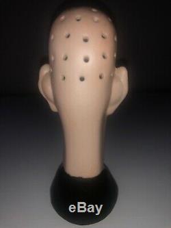 Antique German Schafer Vater Porcelain Bisque Match Holder Figurine Figure