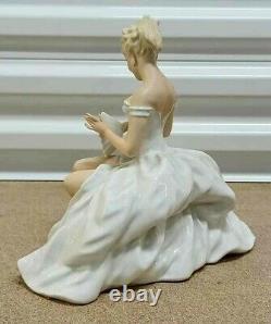 Antique German Schaubach Kunst Porcelain Figurine, 9.5 high