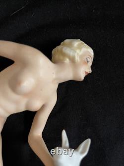 Antique Germany Art Deco Figurine. Schaubach, Germany. Ca. 1930. Mint Condition