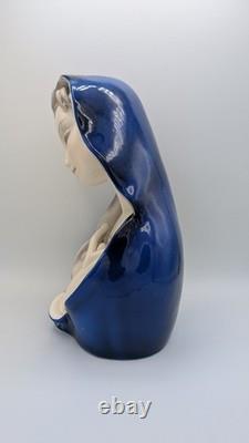 Antique Goldschieder 1937 Ceramic Statue Madonna designed by Adolf Prischl Antique Goldschieder 1937 Ceramic Statue Madonna designed by Adolf Prischl