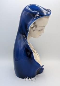 Antique Goldschieder 1937 Ceramic Statue Madonna designed by Adolf Prischl