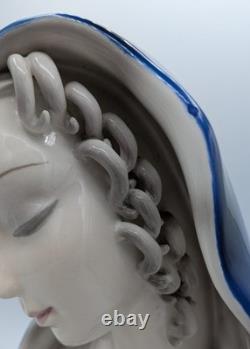 Antique Goldschieder 1937 Ceramic Statue Madonna designed by Adolf Prischl