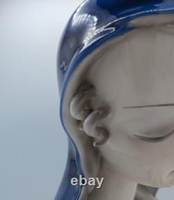 Antique Goldschieder 1937 Ceramic Statue Madonna designed by Adolf Prischl