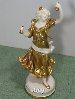 Antique Gypsy Flamenco Dancer Porcelain Figurine German Hutschenreuther