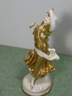 Antique Gypsy Flamenco Dancer Porcelain Figurine German Hutschenreuther