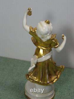 Antique Gypsy Flamenco Dancer Porcelain Figurine German Hutschenreuther