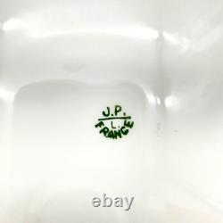 Antique J. P. L Jean Pouyat Limoges France Hand Painted Plates Art Deco Set Of 6