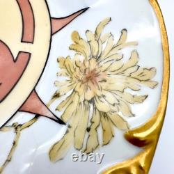 Antique J. P. L Jean Pouyat Limoges France Hand Painted Plates Art Deco Set Of 6