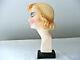 Antique Katzhutte Art Deco Porcelain Flapper Lady Head Statue