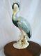 Antique Karl Ens Heron Crane Bird Volkstedt German Porcelain Figure Art Deco