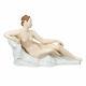 Antique Large Porcelain Figure Lying Woman Art Deco Nude Rosenthal Germany