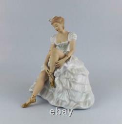 Antique Large Porcelain German Art Deco Figurine of Ballerina by Wallendorf