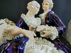 Antique Made in Japan Dress Lace Doll Porcelain Figure1960 TK Nagoya Doll rare