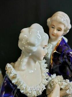 Antique Made in Japan Dress Lace Doll Porcelain Figure1960 TK Nagoya Doll rare